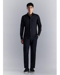 Mango - Slim Fit Comfort Stretch Non-Iron Cotton Shirt - Lyst