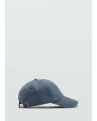 Mango - Plain Cotton Cap - Lyst