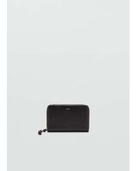 Mango - Small Wallet With Saffiano Effect - Lyst