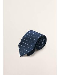 Mango - 100% Silk Patterned Tie - Lyst