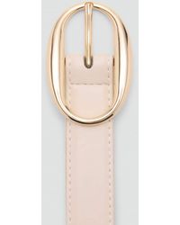 Mango - Oval Buckle Belt - Lyst