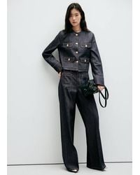 Mango - Denim Jacket With Pockets - Lyst