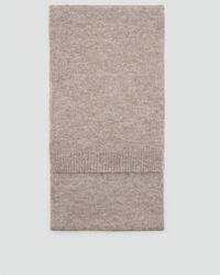 Mango - Plain Knitted Scarf - Lyst