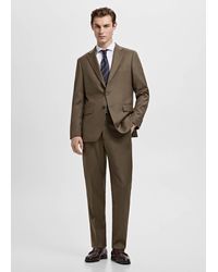 Mango - Turin 100% Wool Suit Trousers - Lyst