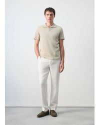 Mango - Slim Fit Piqué Polo - Lyst
