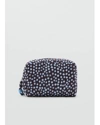 MANGO TEEN - Cotton Polka Dot Wash Bag - Lyst