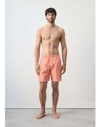 Mango - Basic Drawstring Swimsuit - Lyst