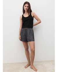 Mango - Cotton Round-Neck Top - Lyst