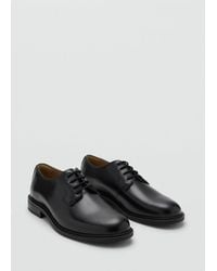 Mango - Leather Suit Shoes - Lyst