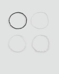 MANGO TEEN - Set Of 4 Combined Bracelets - Lyst