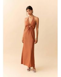 MANGO TEEN - Halter Dress With Ring Detail - Lyst