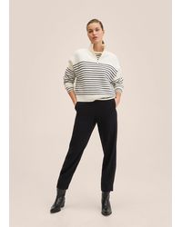 mango drawstring trousers