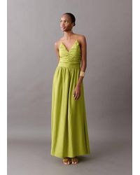 MANGO TEEN - Long Draped Dress - Lyst