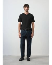 Mango - Slim Fit T-Shirt 180Gsm - Lyst
