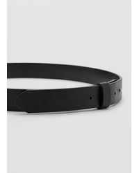 Mango - 100% Leather Belt - Lyst