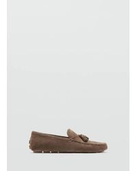 Mango - Driver Shoe With Fringes - Lyst