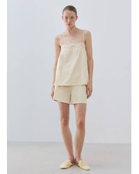 Mango - Cotton Shorts - Lyst