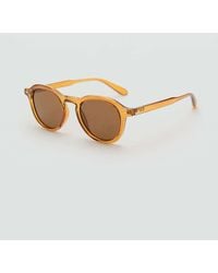 Mango - Semi-Transparent Frame Sunglasses - Lyst