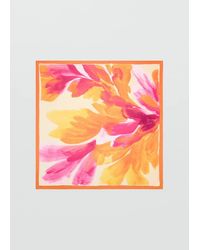 Mango - Halstuch Mit Blumenmuster - Lyst