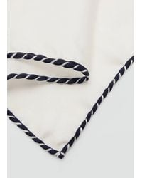 Mango - 100% Silk Scarf - Lyst