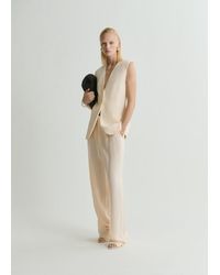 Mango - Flowy Suit Waistcoat - Lyst