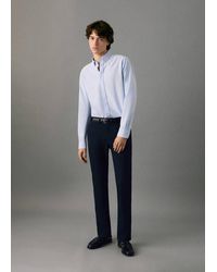 MANGO TEEN - Straight-Fit Suit Trousers - Lyst