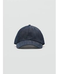 Mango - Plain Cotton Cap - Lyst