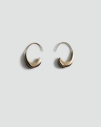 Mango - Twisted Hoop Earrings - Lyst