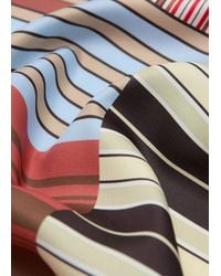 Mango - Geometric Stripe-Print Scarf - Lyst