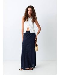 MANGO TEEN - Long Knitted Skirt - Lyst