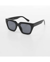 Mango - Squared Frame Sunglasses - Lyst