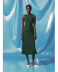 Mango - Midi-Dress With Open Back - Lyst