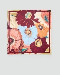Mango - Halstuch Mit Blumenmuster - Lyst