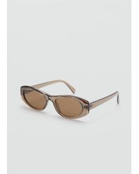 Mango - Semi-Transparent Frame Sunglasses - Lyst
