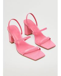 Mango Sandal heels for Women - Up to 74% off at Lyst.com