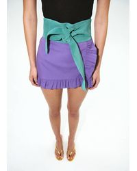 Mango - Suede Obi Belt - Lyst