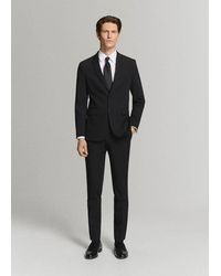 Mango - Super Slim Fit Cotton Stretch Suit Shirt - Lyst
