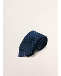 Mango - 100% Silk Patterned Tie - Lyst