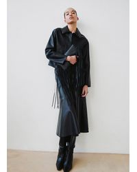 Mango - Jacke Mit Ledereffekt Und Taschen - Lyst