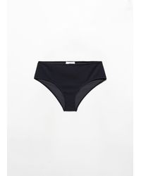 Mango - High-waist Bikini Bottoms - Lyst