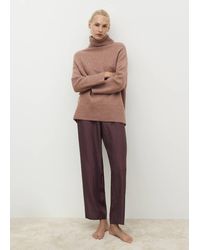 Mango - Turtleneck Knit Sweater - Lyst