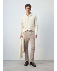 Mango - Corduroy Slim-Fit Trousers - Lyst