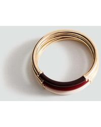 Mango - Set Of 3 Combined Bracelets - Lyst