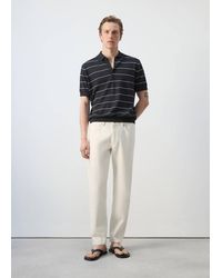 Mango - Jeans Bob Regular-Fit Bianco Sporco - Lyst