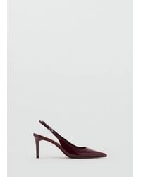 Mango - Patent Leather Pointed-Toe Court Shoes - Lyst