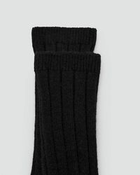 Mango - Ribbed Wool Blend Socks - Lyst