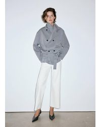 Mango - Catherin Culotte High-Rise Jeans - Lyst
