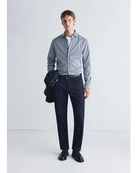 Mango - Slim Fit Comfort Stretch Non-Iron Shirt - Lyst