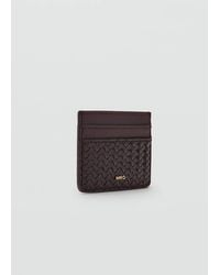 Mango - Braided Cardholder - Lyst