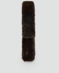 Mango - Faux-Fur Scarf - Lyst